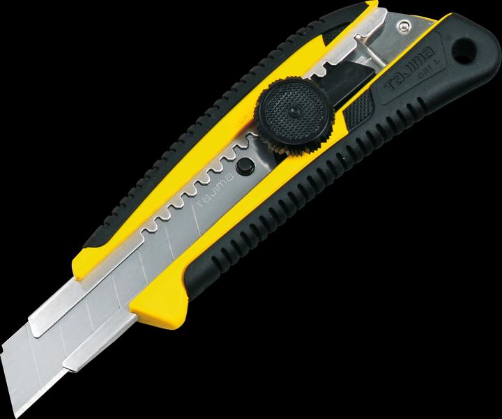 Immagine prodotto Tajima Coltello in gomma rinforzata con lame rompibili da 18 mm GRI*L (Taglierini)