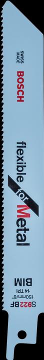 Bosch Zubehör Sabre saw blade bimetal, S 922