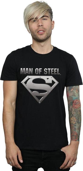 Immagine prodotto Superman Man Of Steel Shield Maglietta Uomo (L)