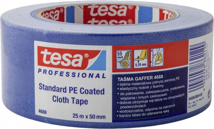 Produktbild tesa PE-Rep.-Band 25m:50mm blau (50 mm)