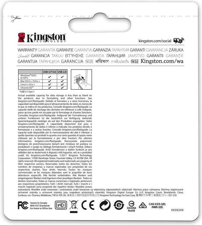 Immagine prodotto Kingston DataTraveler Elite G2 (128 GB)