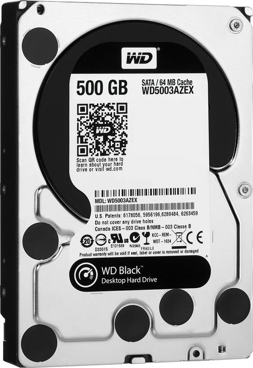 Image du produit WD Noir (0.50 To, 3.5", CMR)
