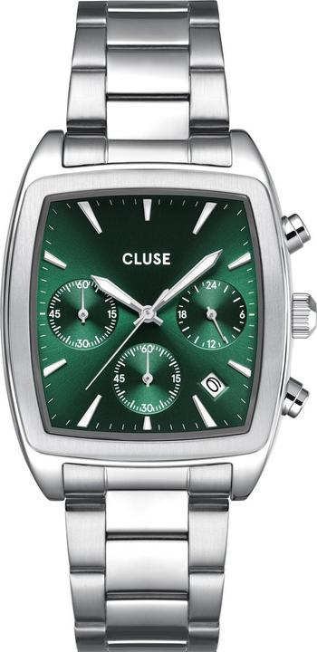 Actual product image Cluse Quartaut Chrono Silver (Chronograph, 35 mm)
