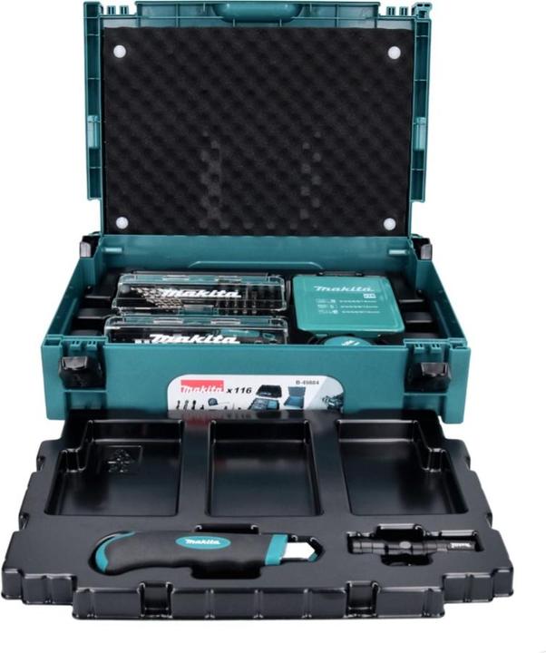 Produktbild Makita Set Bits + Bohrer im MAKPAC Koffer (1 / 4)