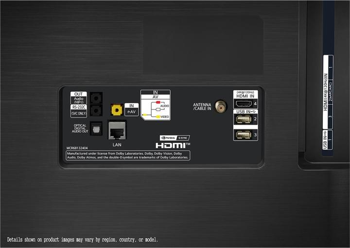 Actual product image LG OLED48CX (48", OLED, 4K, 2020)