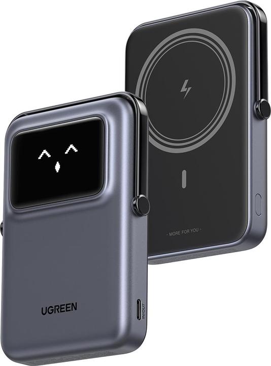 Produktbild Ugreen Magnetic Power bank UNO PB572 10000mAh Qi Grey (10000 mAh)