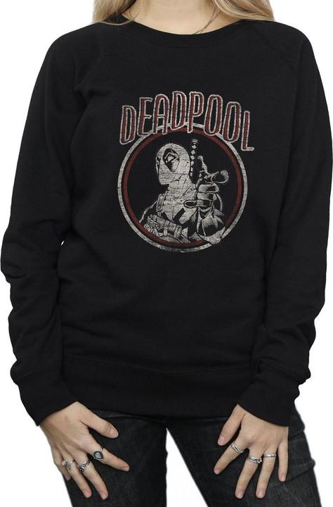 Produktbild Deadpool Vintage Circle Sweatshirt (XL)