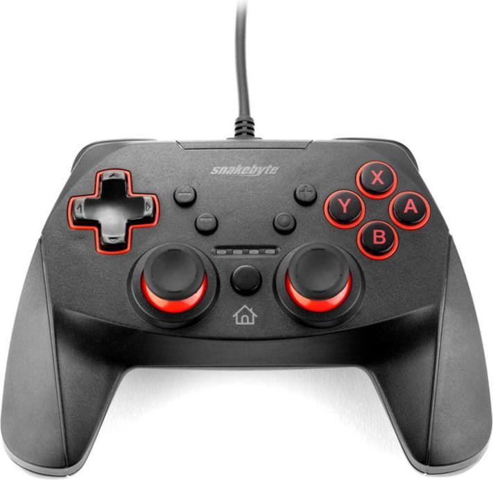 Produktbild Snakebyte Nintendo Switch Game Pad kabelgebunden (NSW) - schwarz rot (Switch)