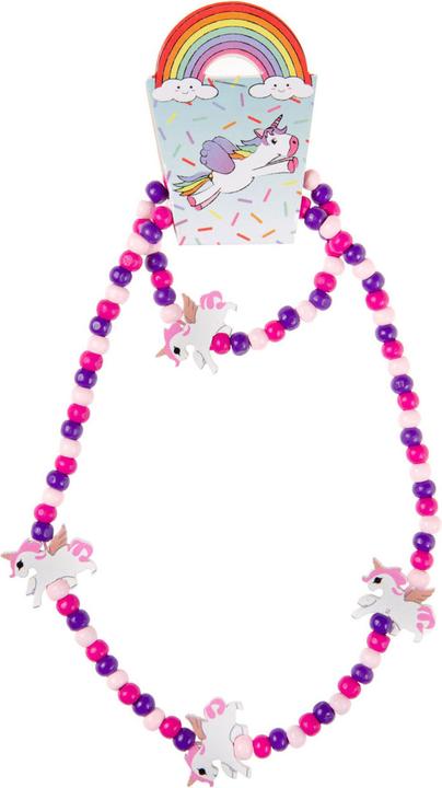 LG-Imports Wooden Necklace and Bracelet Unicorn (Hout)