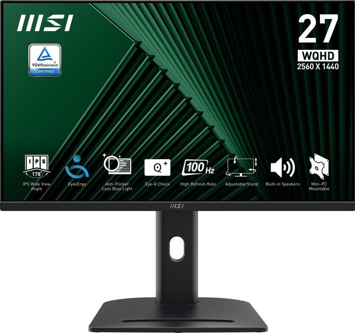 Produktbild MSI Pro MP275QPG (2560 x 1440 Pixel, 27")