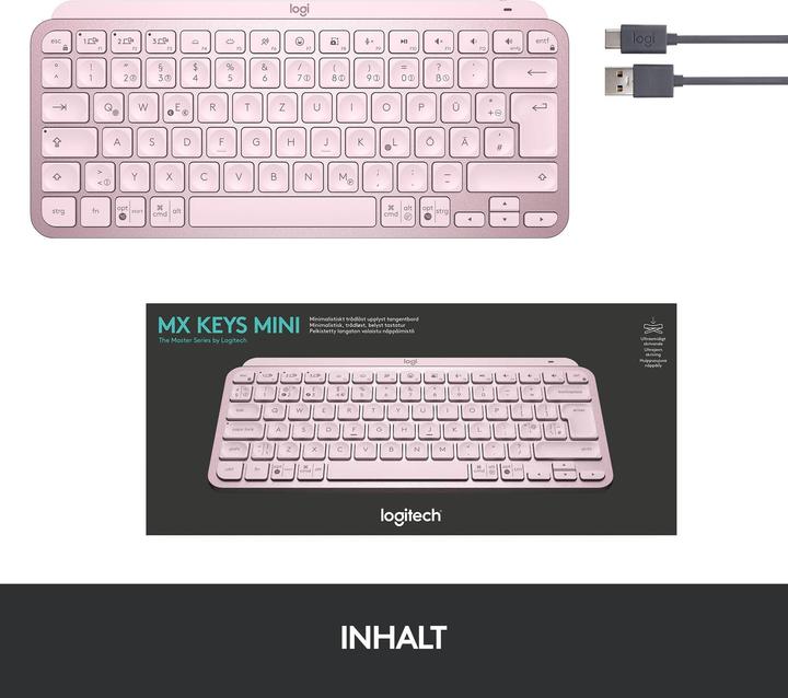 Actual product image Logitech MX Keys Mini (DE, Wireless)
