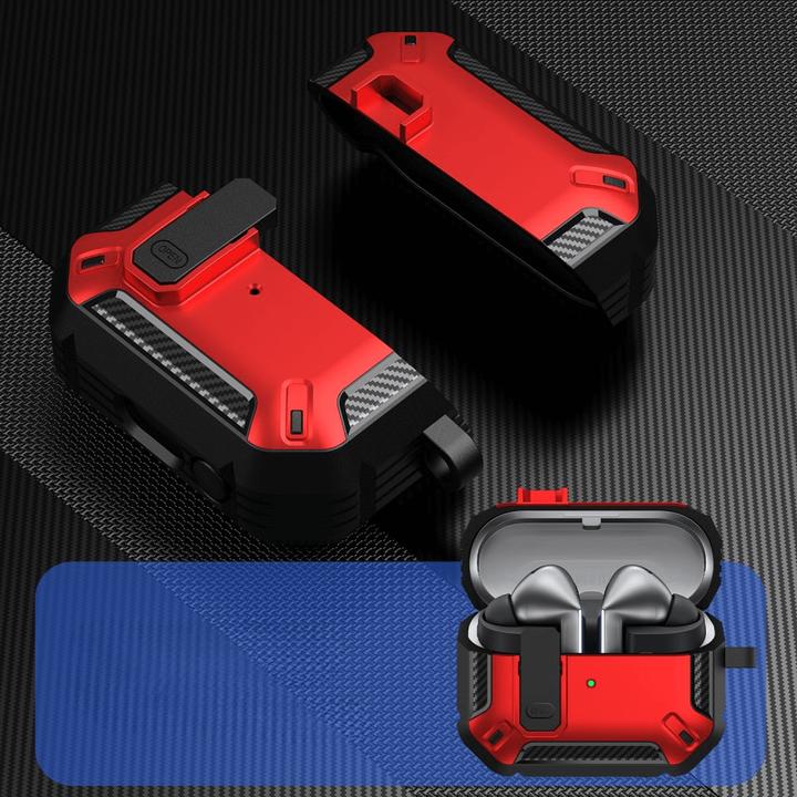 Produktbild Cover-Discount Galaxy Buds3 / Buds3 Pro - Armor Schutzhülle mit Karabiner (Kopfhörer Hülle)