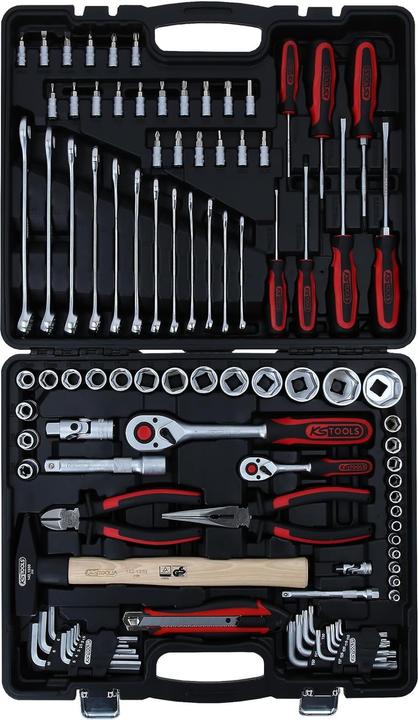 Produktbild KS Tools 1/4 +3/8 +1/2 Universal-Werkzeug-Satz 97-tlg. (97 Teile)