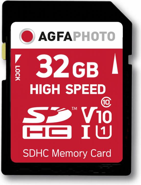 Actual product image AGFAPHOTO SDHC Karte (32 GB, SDHC, U1, UHS-I)