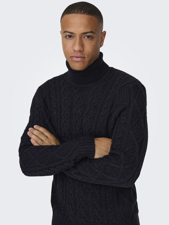 Produktbild Only & Sons Strukturstrick Strickpullover (M)
