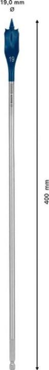 Image du produit Bosch Professional Zubehör Mèche à fraiser plate EXPERT Self Cut Speed, 19 x 400 mm (19 mm)