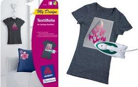 Immagine prodotto Avery Zweckform My Design T-Shirt Transfer per tessuti scuri (8 x, A4)