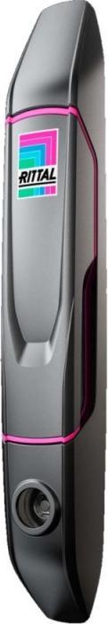 Rittal 8618201 per inserti di serratura RAL 9005 maniglia comfort