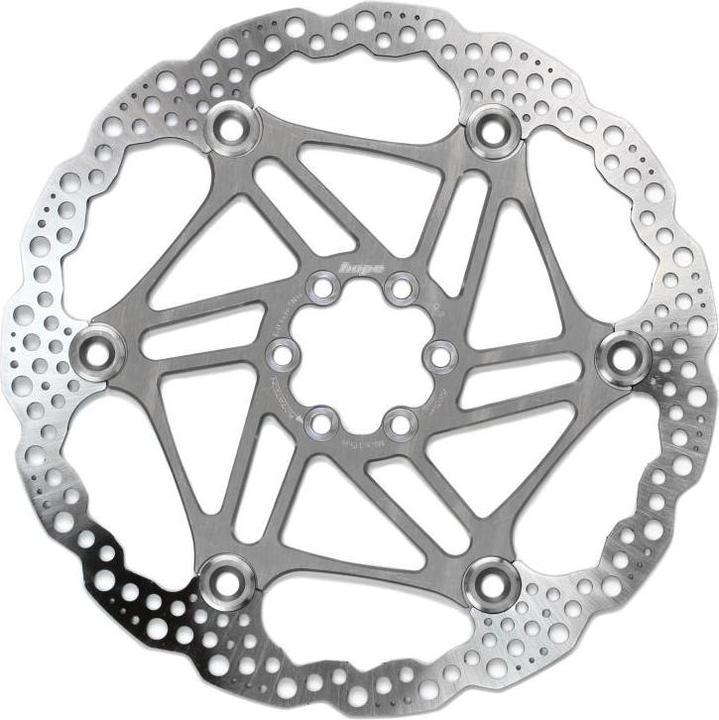 Actual product image Hope Floating disc brake rotor - silver (203 mm)