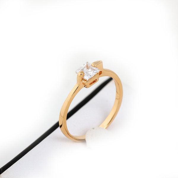 Image du produit Hermex Bague en or RGP avec zirconium - Or T. 53 (53)