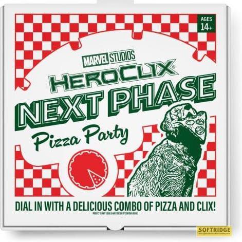 Actual product image Wizkids Marvel HeroClix Iconix: Marvel Studios Next Phase Pizza Party (Hawkeye) (English)