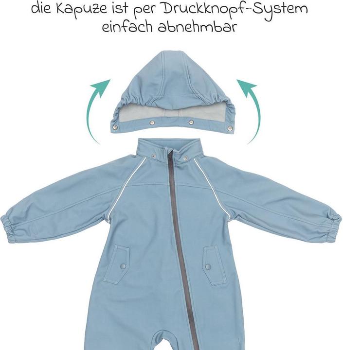 Actual product image Fillikid Softshell overall (104)