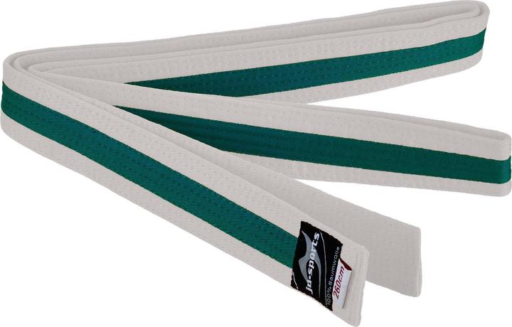 Produktbild Ju-Sports Budogürtel weiss/grün/weiss