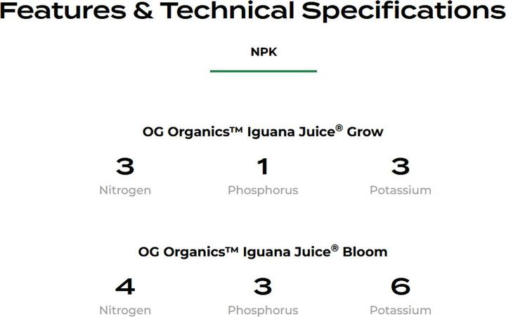 Image du produit Advanced Nutrients True Organic Iguana Juice Grow 1L (1.20 kg, 1 l)