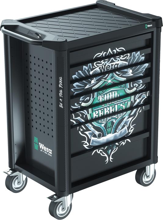 Actual product image Wera 9700 Tool Rebel Roller Cabinet 1 (78 x)