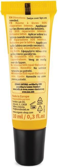 Produktbild Natura Siberica SOS Repair Lip Balm Collagen Filler mit Bienenwachs und Shea Butter 10ml (Balsam, 10 ml)