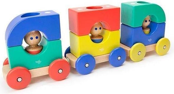 Actual product image Tegu Magnetic Big Tram (German, English, French, Italian)