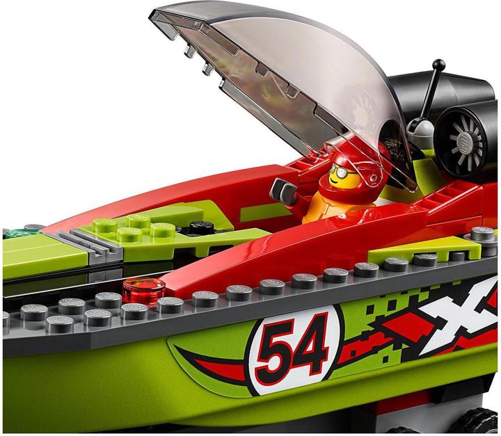 Immagine prodotto LEGO Trasportatore di barche da corsa (60254, LEGO City)