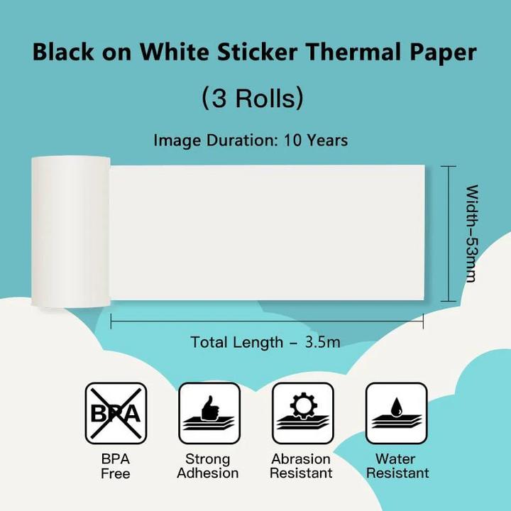 Actual product image Phomemo Thermal paper roll