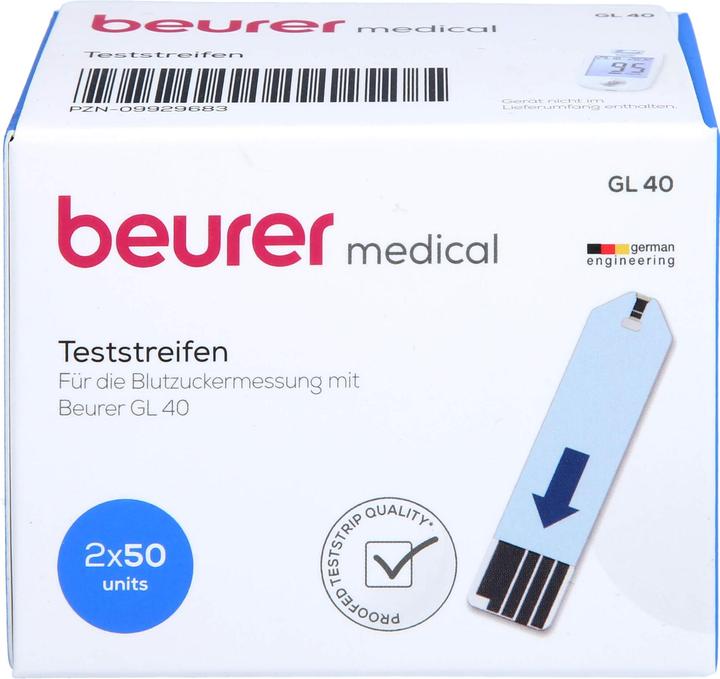 Beurer GL 40 Teststreifen (100 Stk.) (Teststreifen)