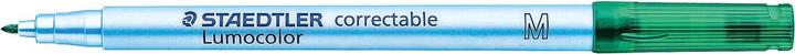 Immagine prodotto Staedtler Lumocolor correggibile 305 Penna universale a secco, prodotto singolo, verde, M (Verde, 1 mm, 1 x)