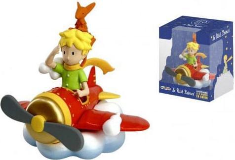 Image du produit Plastoy Le Petit Prince figurine Le Petit Prince er le renard en avion 7 cm