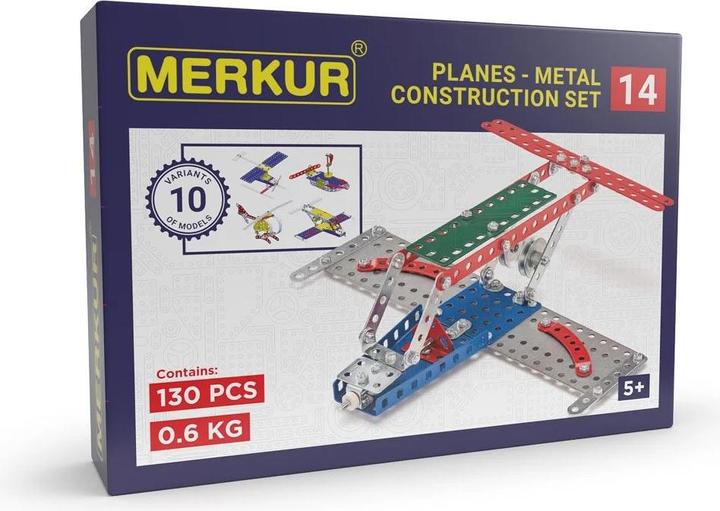 Actual product image Merkur 014 Airplane, 119 Teile, 10 Modelle