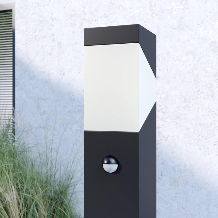 Produktbild Lucande Kiran Aussen Garten Leuchte w/Sensor H100 Graphite (E27, IP44)