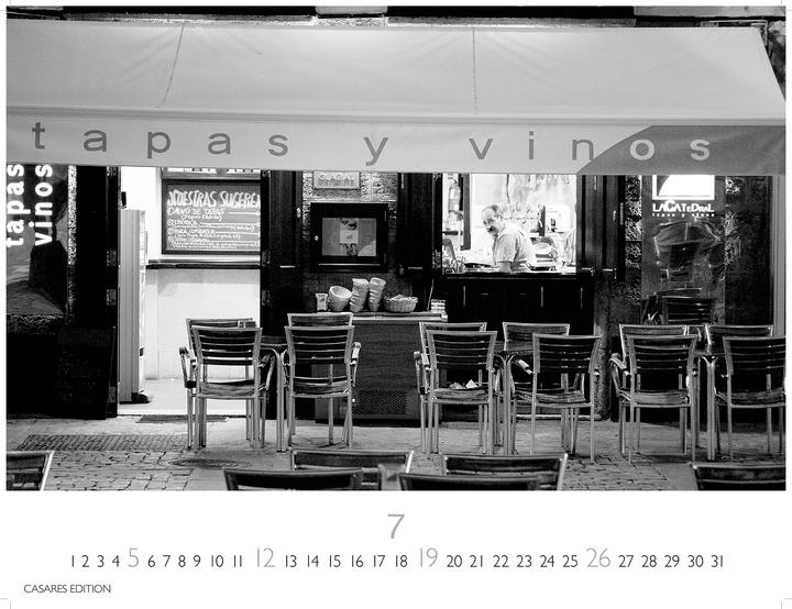 Actual product image Tapas y Vino 2026 L 42x55 cm (German)