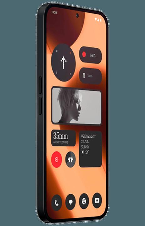 Actual product image Nothing Phone (2a) Plus (256 GB, Black, 6.70", Dual SIM, 50 Mpx, 5G)