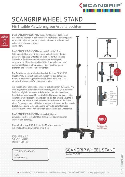 Actual product image BFS KIES rolling stand