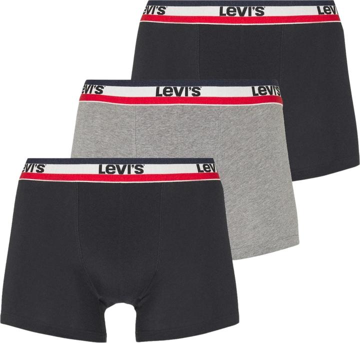 Levis Boxershorts Casual Stretch MEN SPRTSWR LOGO BOXER BRIEF 3P