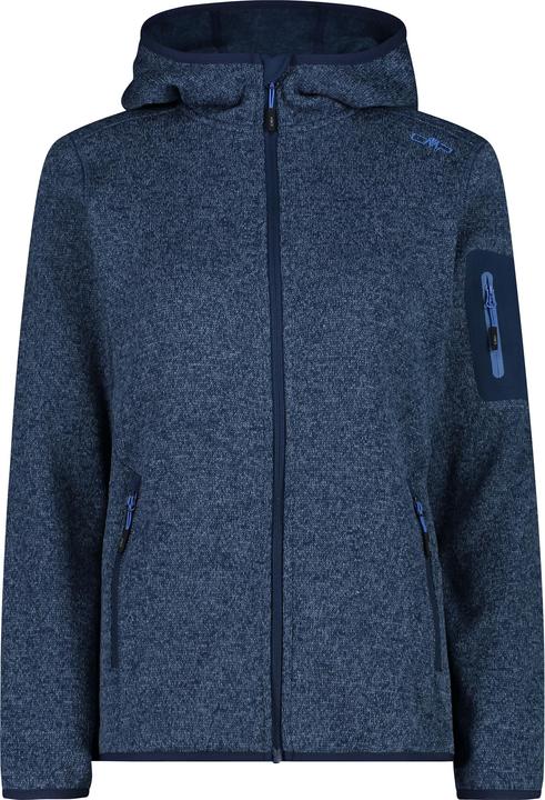 Actual product image CMP Campagnolo Women's Jacket Fix Hood Jacquard Knitted 3H19826 (36)