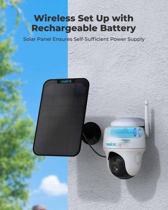 Actual product image Reolink Argus PT + Solarpanel (2560 x 1440 Pixels)