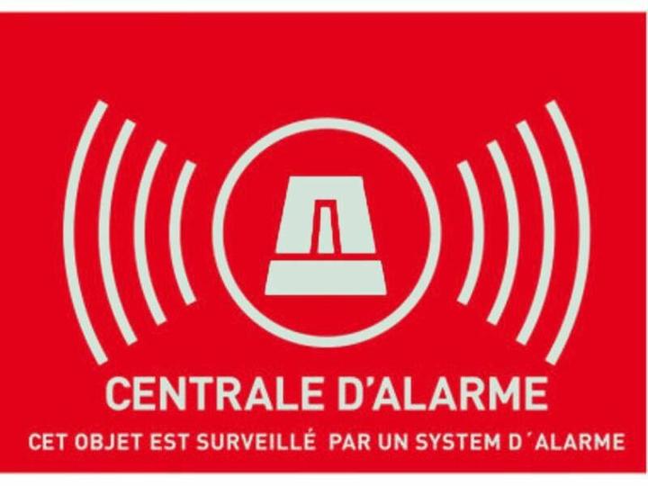 Produktbild Abus Warn Aufkleber