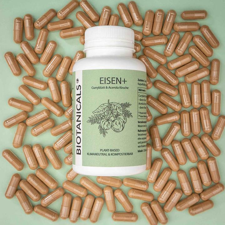 Produktbild Biotanicals Eisen+ 120 Kapseln (120 Stück, Kapseln, 85 g)