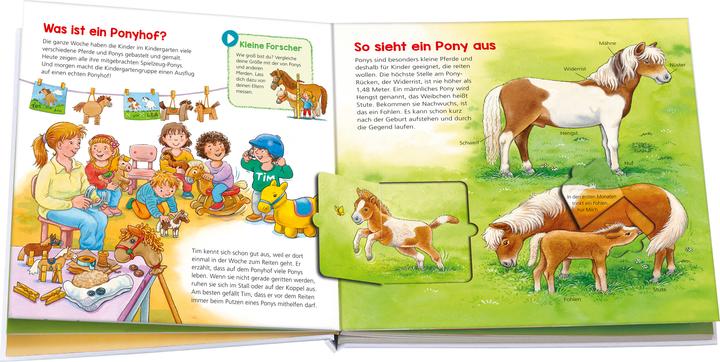 Immagine prodotto Bookii WAS IST WAS Kindergarten Komm mit auf den Ponyhof! (Tedesco, Benjamin Schreuder, Sandra Noa, 2019)