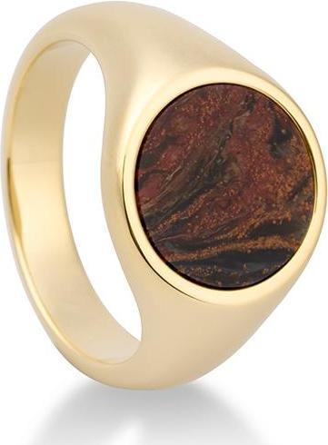 Image du produit Breuning Bague - E. Pietersit Doré (65, Or 750/18 K)