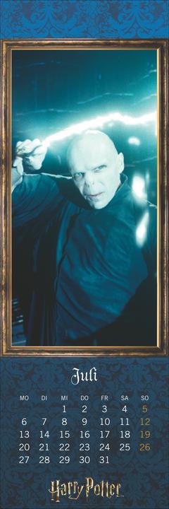 Actual product image Harry Potter Lesezeichen & Kalender 2026 (6 x 18 cm, Hardcover, German)