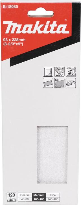 Actual product image Makita Sandpaper 228x93 mm (120)
